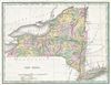 1835 Bradford Map of New York State