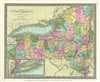 1832 Burr Map of New York