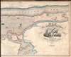 1840 Burr Map of Manhattan, New York City
