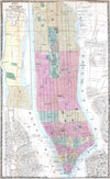 1865 Dripps Map of New York City