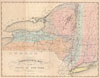 1846 Emmons Agricultural Map of New York State