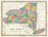 1828 Finley Map of New York State