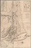 1775 Montresor Map of New York and Vermont