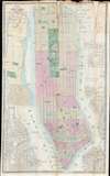 1865 Dripps Map or Plan of New York City and Vicinity