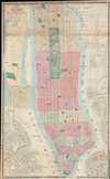 1865 Dripps Map or Plan of New York City and Vicinity