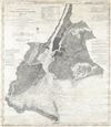 1866 U.S. Coast Survey Map and Chart of New York City Bay and Harbor