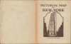 1928 Crosby Pictorial Map of Manhattan, New York City