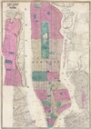 1866 Dripps Map of New York City