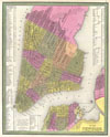 1848 Mitchell Map of New York City
