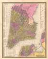 1850 Mitchell Map of New York City