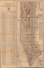 Nostrands Map of New York House Numbers Subway Guide / Visitors Map and Hotel Directory of New York. - Main View Thumbnail
