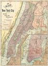 1892 Rand McNally Pocket Map of New York City (Manhattan)