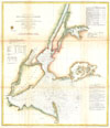 1857 U.S. Coast Survey Map of New York City and Harbor