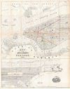 1858 Valentine Map of New York City (w/ Harlem & Upper Manhattan)