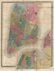 1848 Walker Pocket Map of New York City