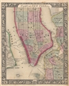 1864 Mitchell Map of New York City