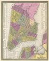 1854 Mitchell Map of New York City