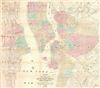 1860 Valentine Map of New York City and Environs