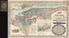 1855 Magnus Map of New York City and Brooklyn - old color!