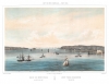 1856 Williams View of New York Harbor