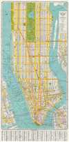 1940 Geographia Company City Plan or Map of New York City