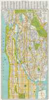 1940 Geographia City Map or Plan of New York City (Upper Manhattan and Bronx)