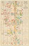 1933 R. W. Floyd Map of Midtown Manhattan, New York City