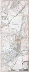 1776 Jefferys-Holland Map of New York, New Jersey, Vermont, Hudson Valley