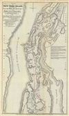 1777 Faden Map of Upper Manhattan (1860 reissue)