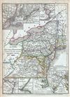 1852 Meyer Map of the Mid Atlantic States