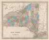 1846 Bradford Map of New York