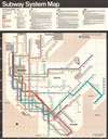 1978 Vignelli Map of the New York City Subway System
