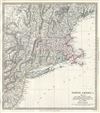 1832 S.D.U.K Map of New England, New York and New Jersey