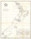 1841 Smith, Elder and Co. Map of the New Zealand Colony