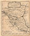 1753 Bellin Map of Nicaragua and Costa Rica