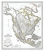 1841 Weiland Map of North America w / Republic of Texas