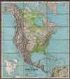 1889 Kellner Wall Map of North America