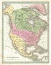 1835 Bradford Map of North America