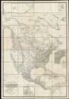 1843 Brue Map of North American and Republic of Texas