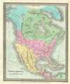 1834 Burr Map of North America