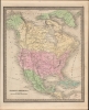 1849 Greenleaf Map of North America