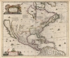 1646 Jansson Map of North America (California as an Island)