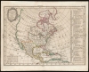 1783 / 1793 Jean Lattré Map of North America