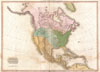 1818 Pinkerton Map of North America