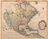 1745 Seale Map of North America w/Insular California