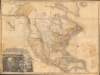 1825 Tanner Wall Map of North America