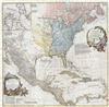 1766 Postlethwayte Wall Map of North America