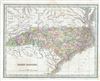 1835 Bradford Map of North Carolina