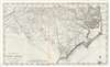 1795 Lewis and Carey: First American Map of North Carolina