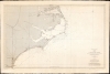 1868 Dirección de Hidrografía Chart of North Carolina Coast, Outer Banks